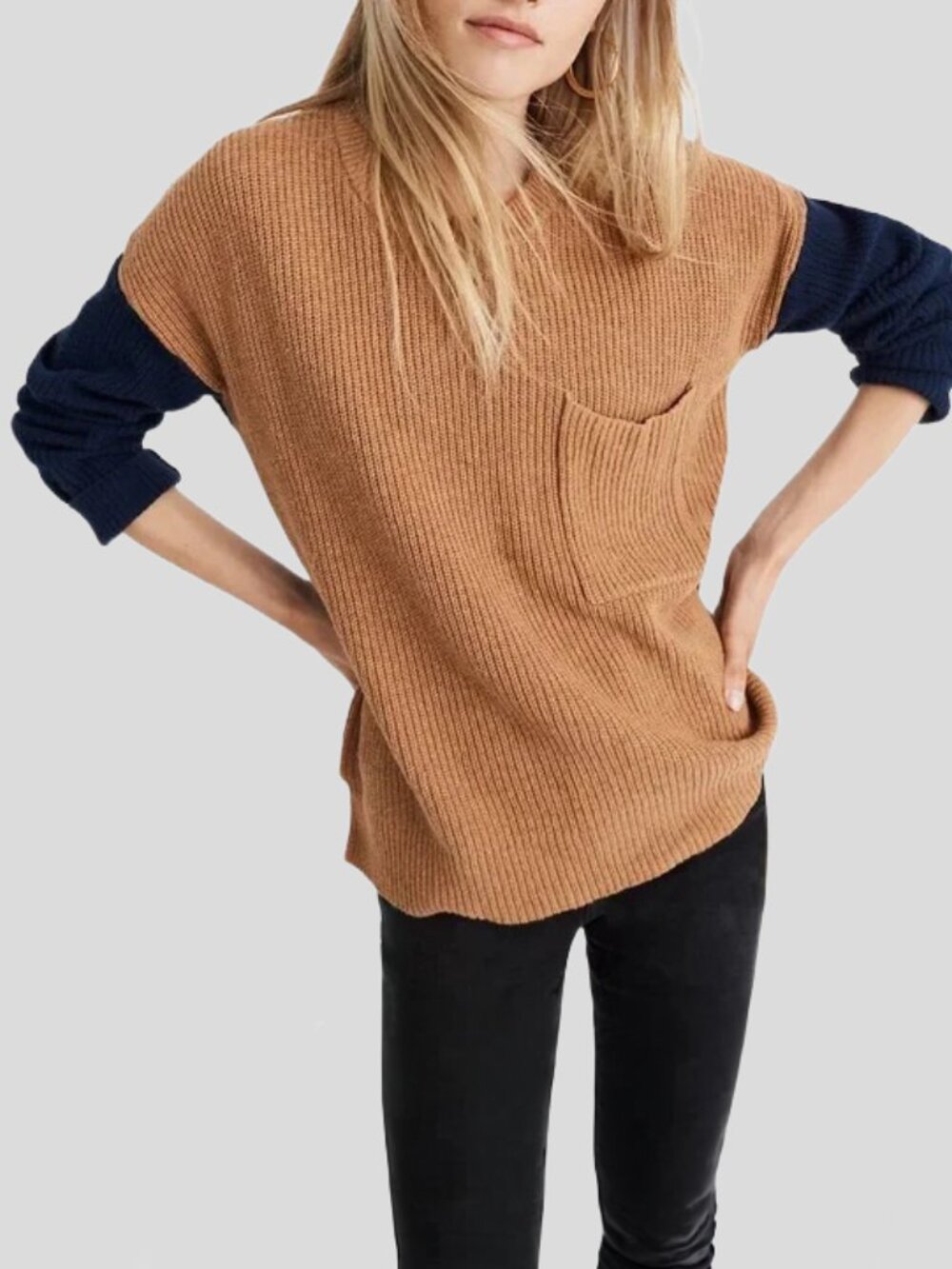 Madewell Two Tone Sweater